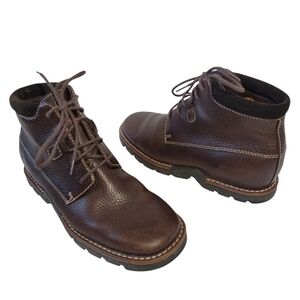 VTG Cole Haan Country Leather Brown Waterproof Lace-Up Boots Sz 6.5B Preppy Fall